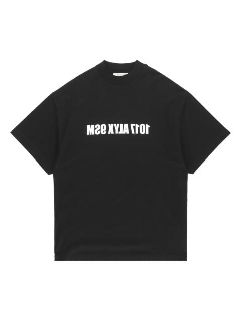 ★ALYX★ Invertive Logo Short Sleeve T-Shirt Black AAUTS0381 1017 ALYX 9SM SHORT SLEEVE OVERSIZED T-SHIRT | REVERSIBLE