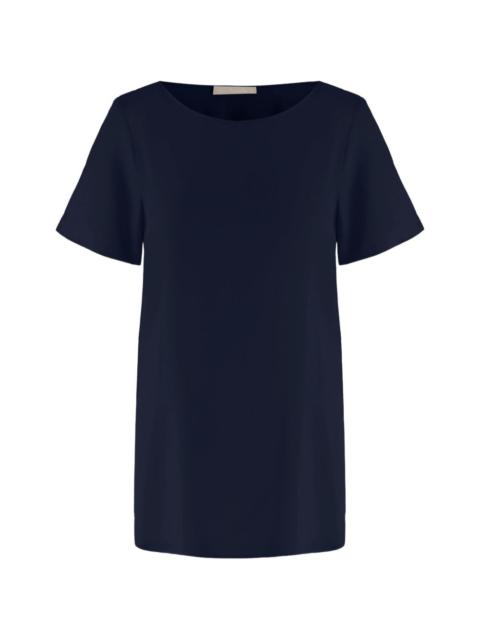 short-sleeves curved-hem T-shirt