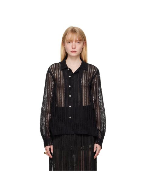 Black Meandering Shirt