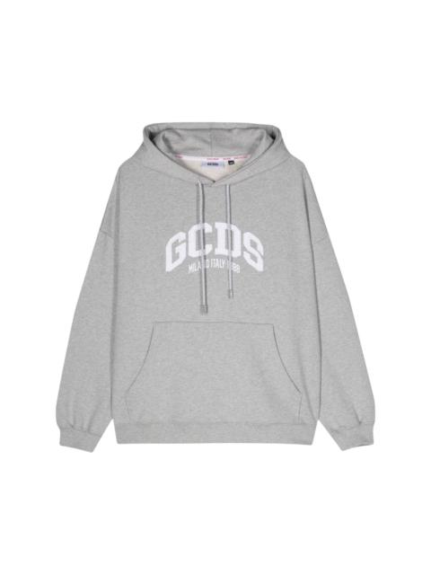 appliquÃ©-logo cotton hoodie