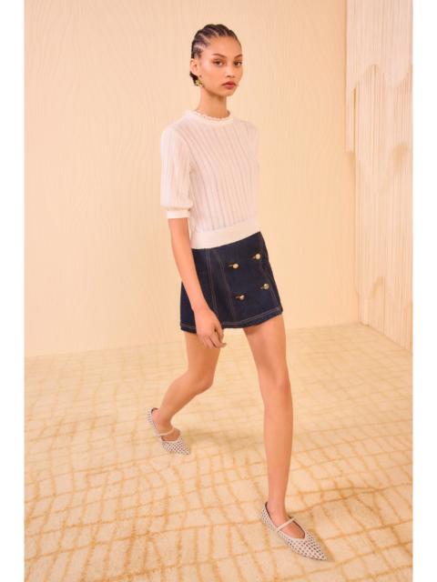 Gemma Short Sleeve Knit Top