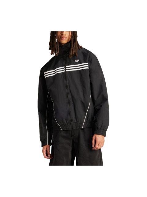 adidas Flames Jacket Asia Sizing 'Black' IS0242