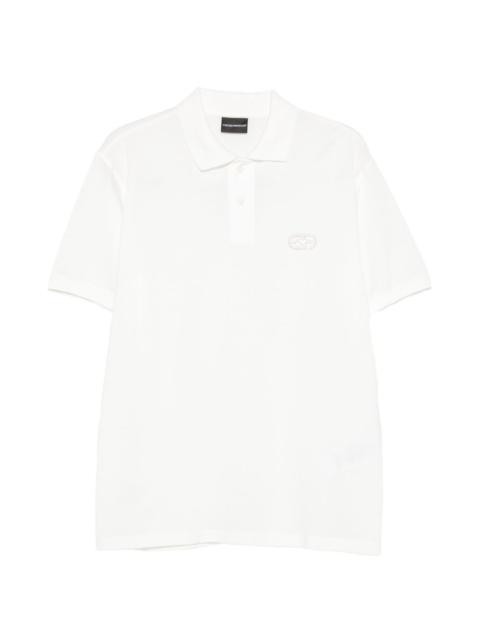 logo-embroidered polo shirt