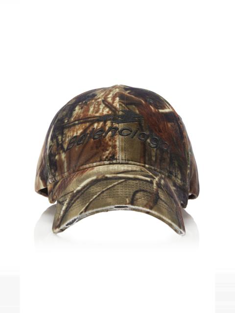 Logo-Embroidered Camouflage Cap brown