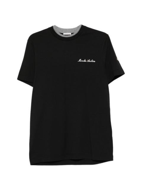 logo-embroidery T-shirt