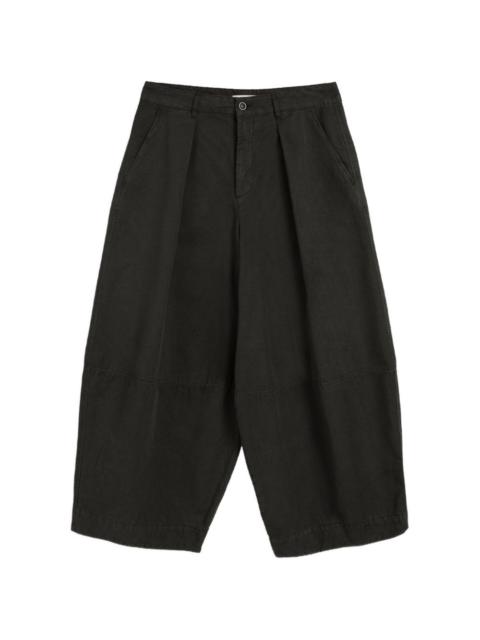 Deabeat pleated trousers