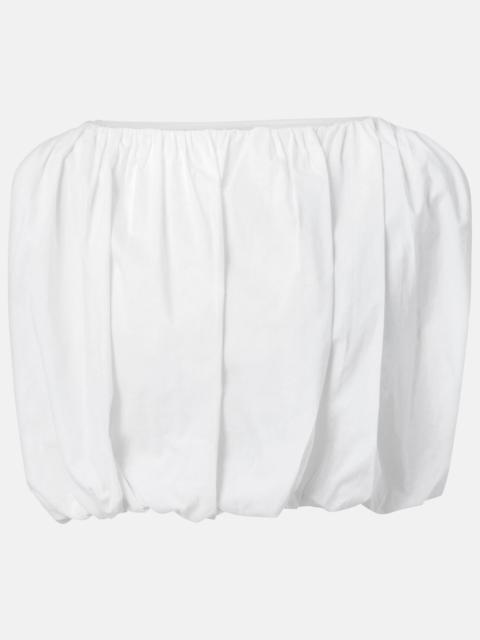 Inamorata cotton-blend crop top