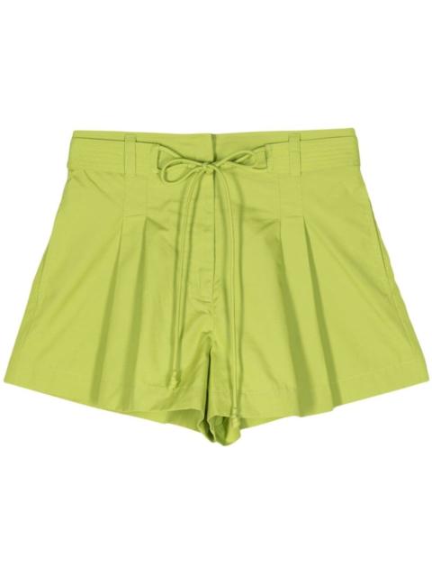 drawstring cotton shorts