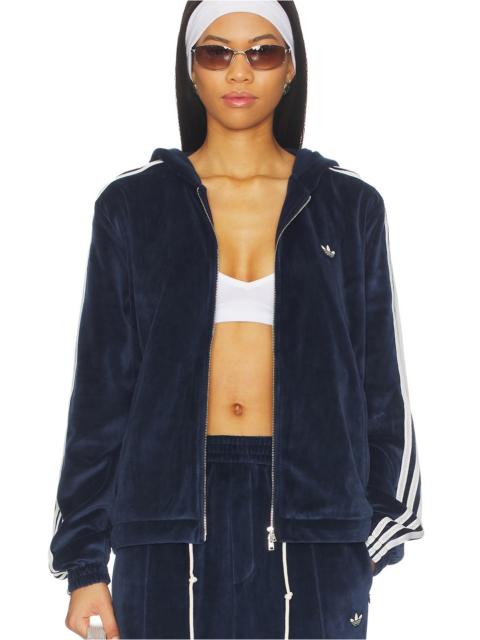 x Wales Bonner Velour Track Jacket