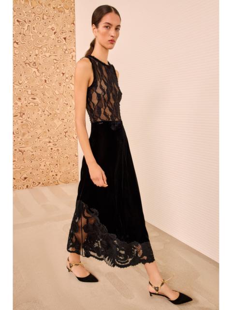 Alita Embroidered Midi Skirt