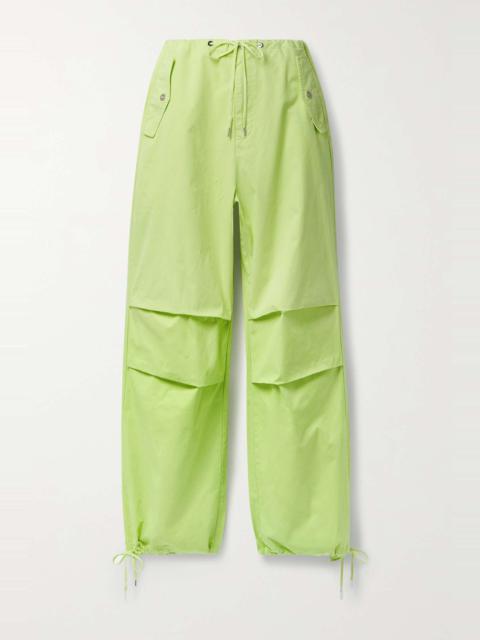 Sunfade cotton-twill tapered pants