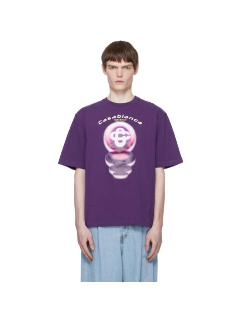 Purple 'The Art Of Dance' Oversized T-shirt