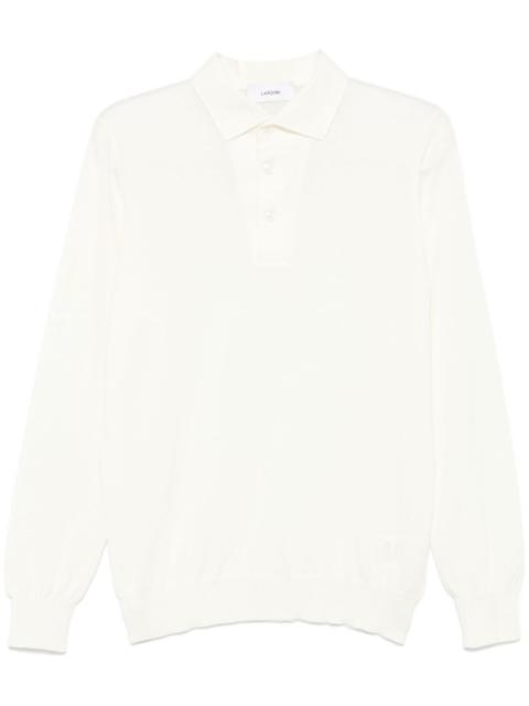 mélange polo shirt
