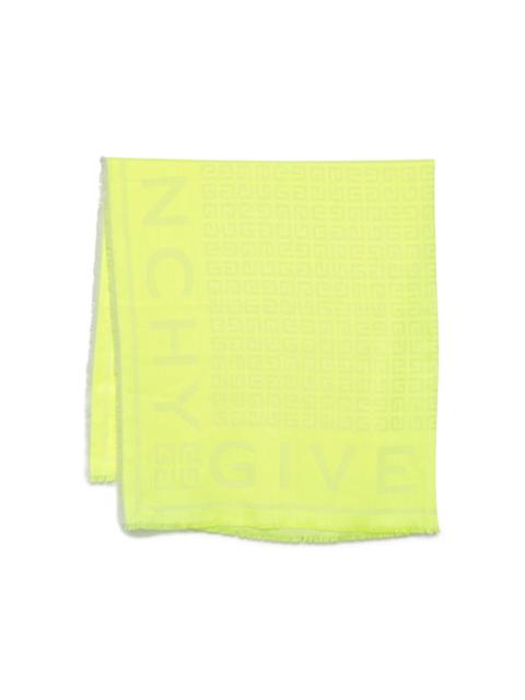 logo motif-jacquard scarf