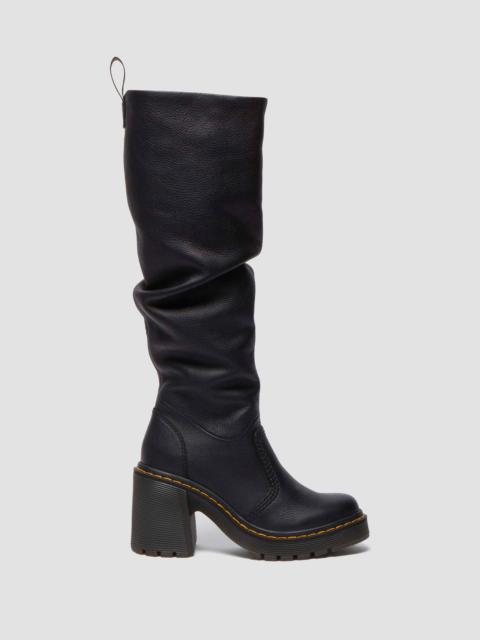 Kasey Virginia Leather Tall Heeled Boots