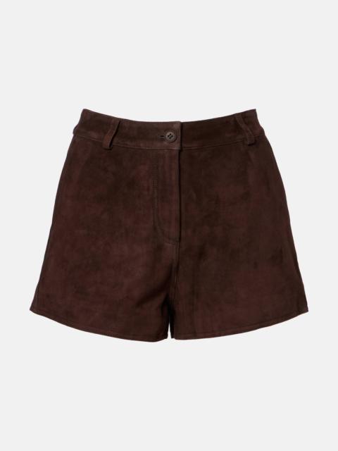 Leontine suede shorts