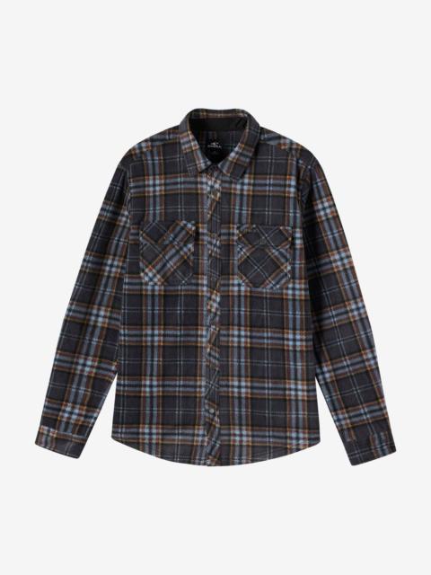 Glacier Plaid Superfleece Standard Fit Long Sleeve Shirt