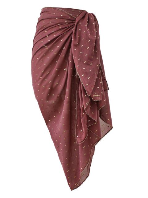 WOVEN METALLIC PAREO