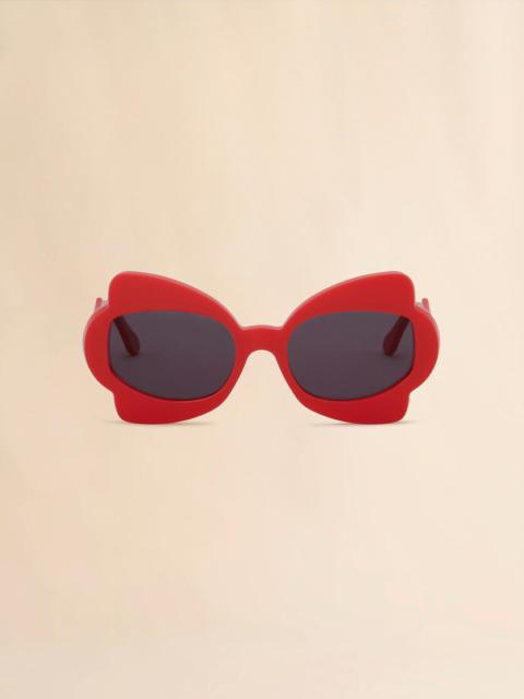 RED MONUMENTAL GATE SUNGLASSES