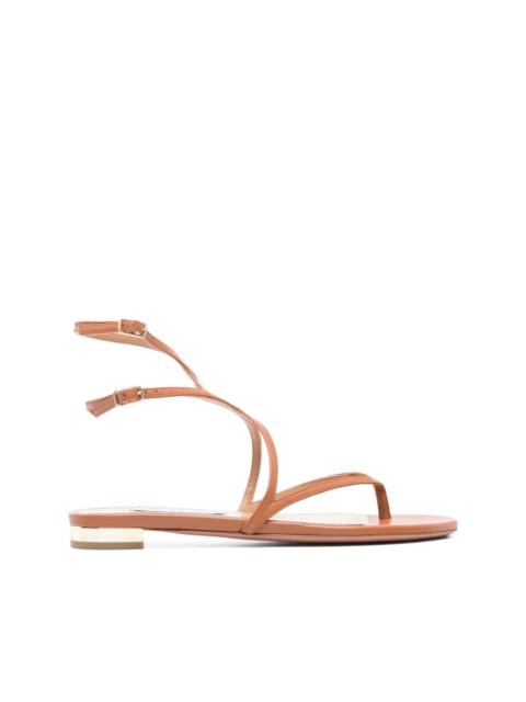 strappy leather sandals