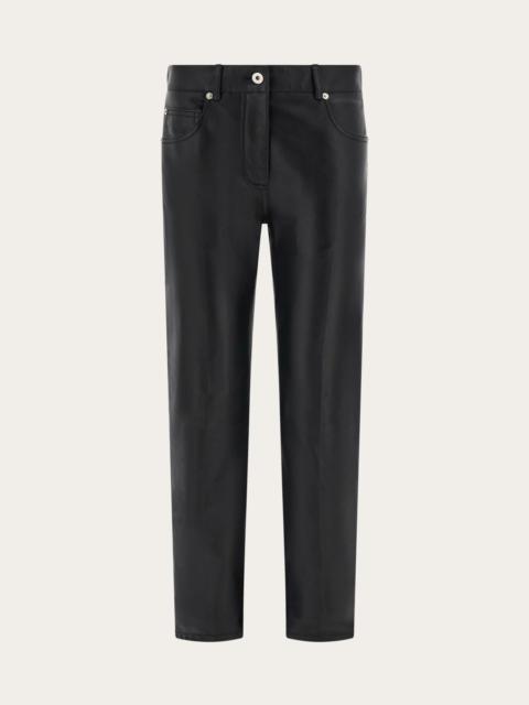 Five pocket trouser in nappa
