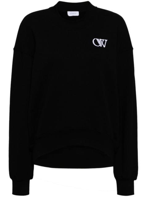 initial-appliquÃ© sweatshirt