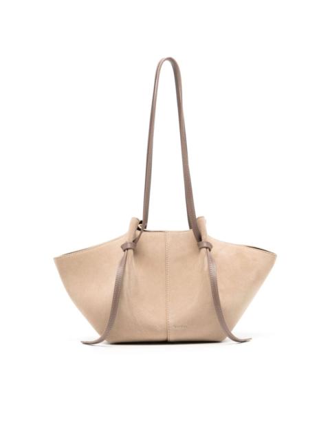 large Mochi suede tote bag