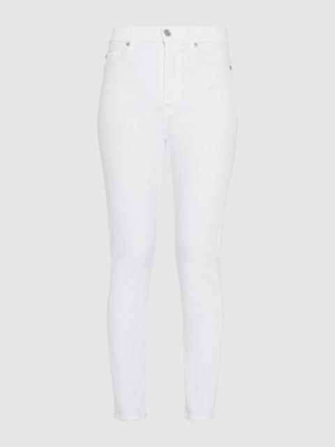 Slim Illusion High Waist Ankle Skinny in Luxe White