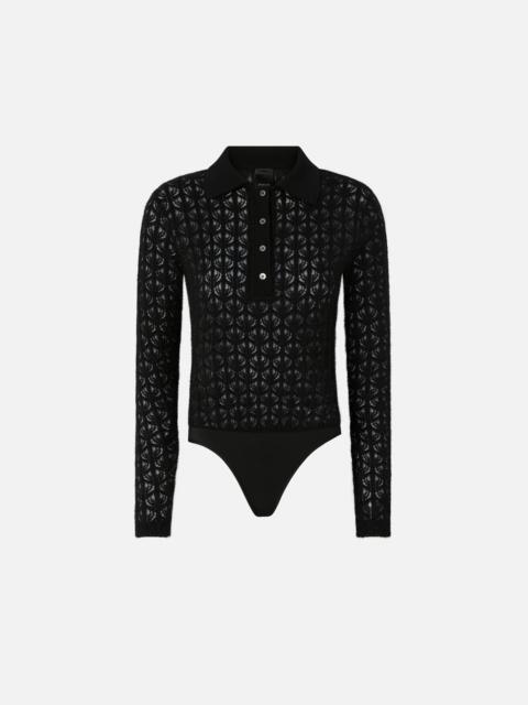 KNIT LACE BODYSUIT