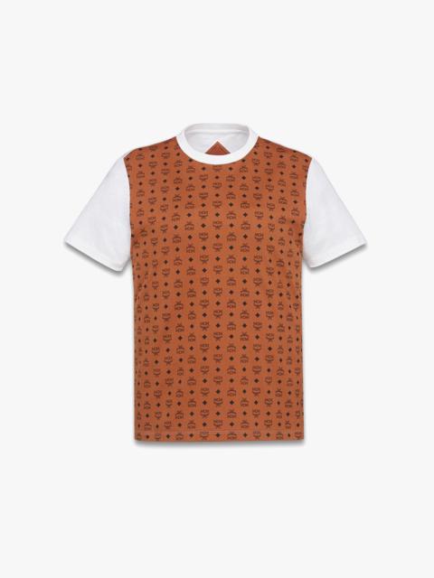 Monogram Print T-Shirt in Organic Cotton