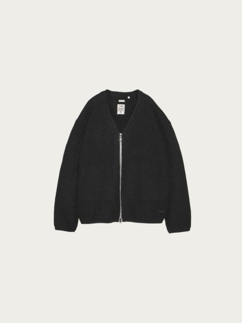5G Zip Cardigan - Navy