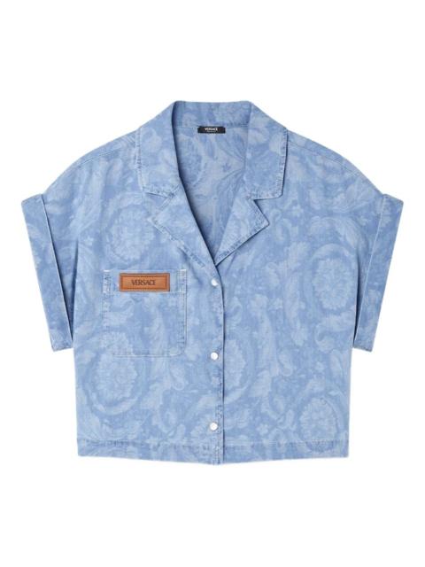 Barocco-print shirt