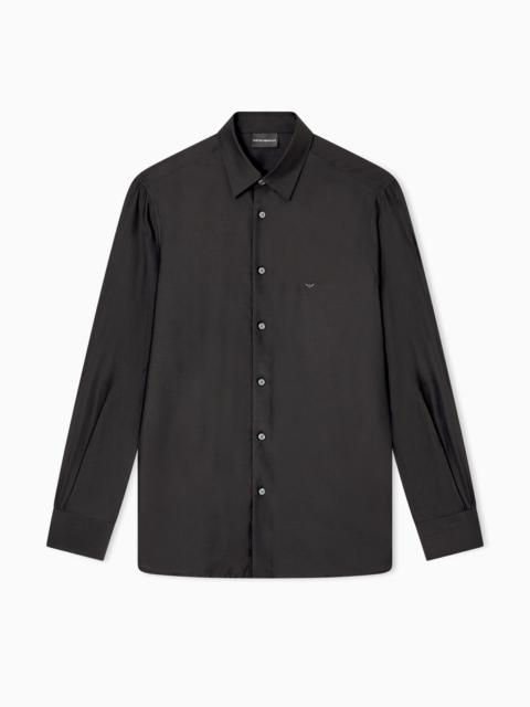 SILK-BLEND MODAL SHIRT