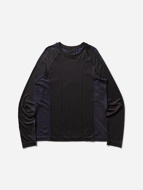 Men's UV Seamless Longsleeve T-Shirt Black