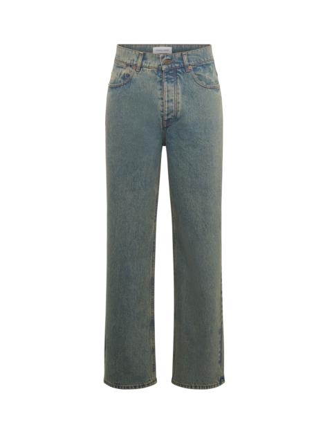 Moon Laser Denim Baggy Jeans