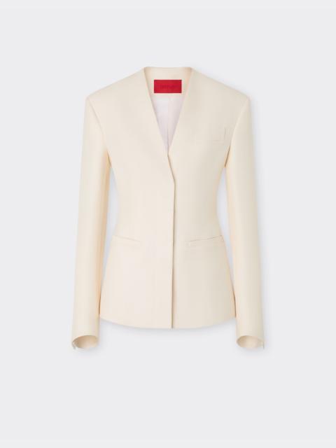 Shantung silk jacket