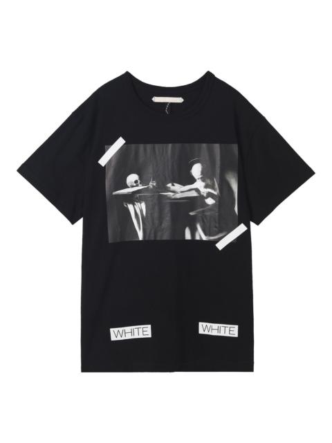 Off-White Caravaggio T-Shirt 'Black White' AU1001-03-05