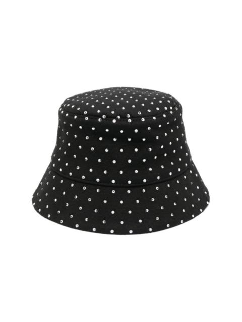 crystal-embellished bucket hat