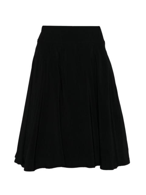 high-waisted skirt
