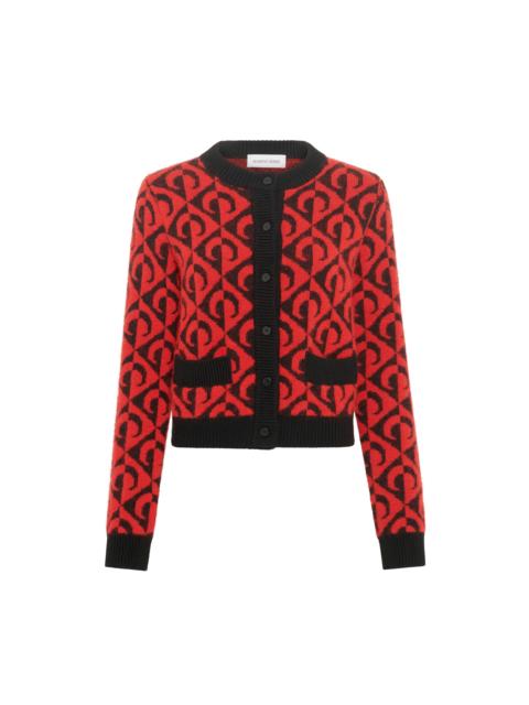 MOON LOZENGE KNIT CARDIGAN