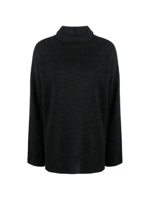 roll-neck cashmere jumper