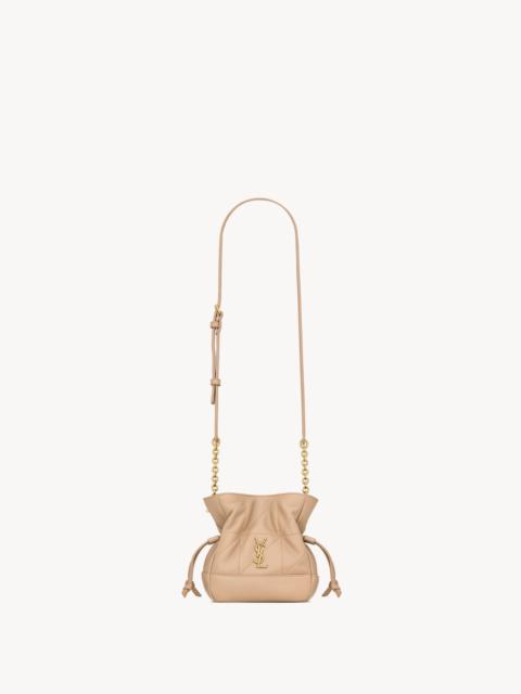 JAMIE MINI SHOULDER POUCH IN LAMBSKIN