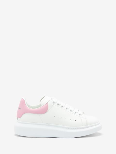 Women's Oversized Sneaker in White/Pink