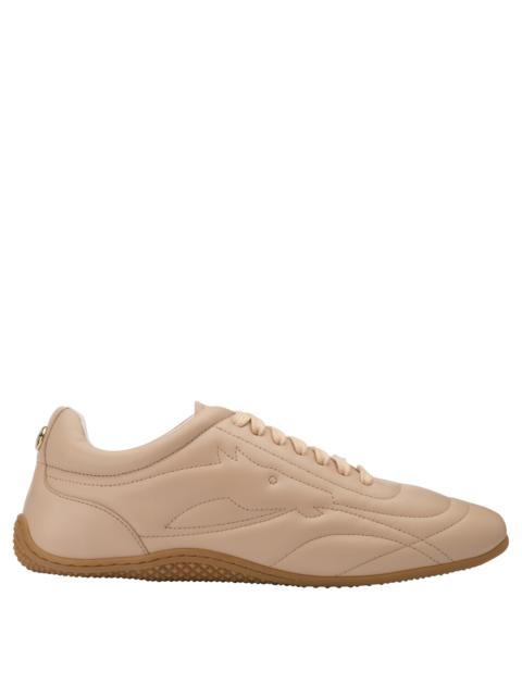 On-The-Go Sneakers Cream - Leather