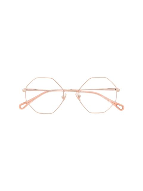 octagonal-frame glasses
