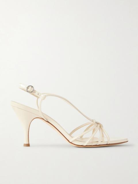 Solange Patent-leather Slingback Sandals