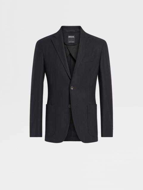 BLACK TROFEO™ CASHMERE SHIRT JACKET