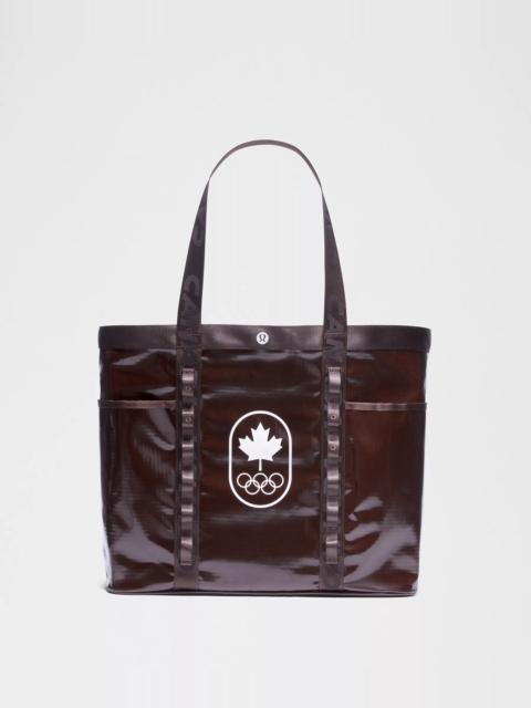 Team Canada Ripstop Cinch-Closure Tote Bag 20L *COC Logo