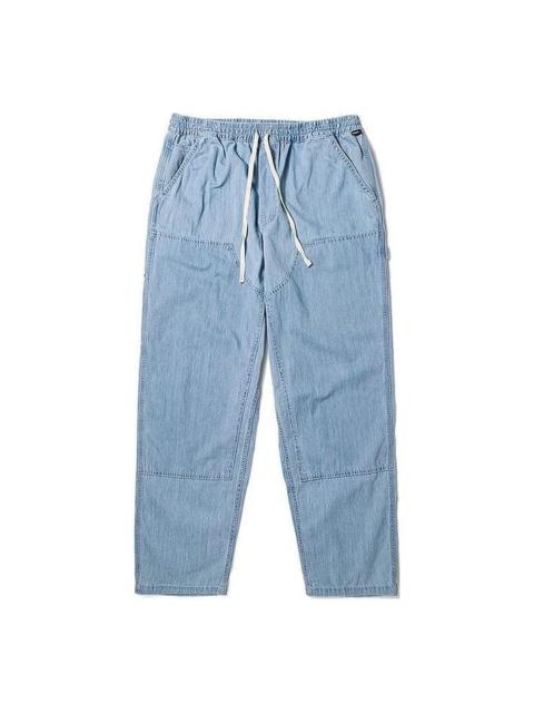 Vans Range Baggy Tapered Carpenter Ewaist Trousers 'Blue' VN000AJRCDX