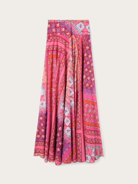 FESTA PRINT LONG SKIRT